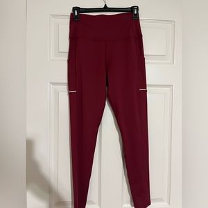 Maroon Leggings